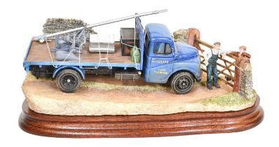 Border Fine Arts '3 Mile Back Up T'Road', model No. B1001 by Ray Ayres, limited edition 152/500,