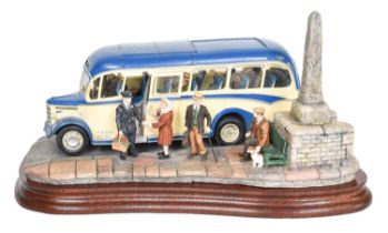 Border Fine Arts 'The Country Bus', model No. B1235 by Ray Ayres, limited edition 121/350, on wood