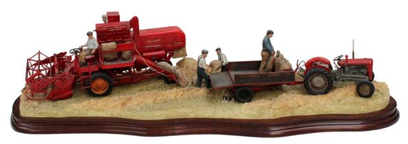 Border Fine Arts 'Bringing in the Harvest', model No. B0735 by Ray Ayres, limited edition 543/850,