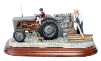 Border Fine Arts 'Golden Memories' (Ferguson 35), model No. B0799 by Ray Ayres, on wood base, with