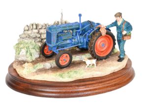 Border Fine Arts 'Bolt from the Blue' (Farmer and Fordson), model No. B1662 by Ray Ayres, on wood