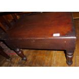 Victorian mahogany bidet/plant trough