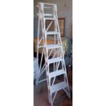 Painted pine step ladders