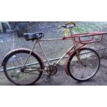Old tradesman's bicycle