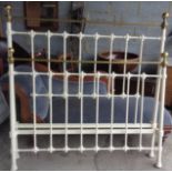 Brass and iron king size double bed (5')