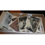 Approx. 150 postcards, c. 1930s/1940s, sent by Bank of England employee, Charles Gunston, to his