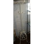 Painted wrought iron plant stand