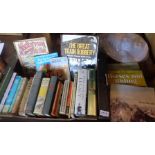 Box of various books and novels