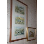 Two framed colour prints