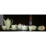 Art Deco Crown Devon china coffee and tea set