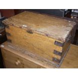 Victorian grained pine box