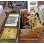 Assorted miscellaneous items, inc. playing cards, board games and teddy bears, etc.