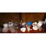 Assorted glassware and china
