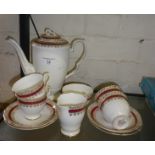 Salisbury bone china coffee set