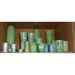 Collection of Bandalasta cups, beakers and vacuum flasks, etc.