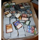 Large collection of "Magic the Gathering" collectable trading cards