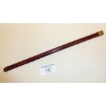 Long (25cm) cherry amber bakelite 1920s cigarette or cheroot holder