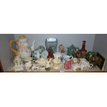 Assorted china (one shelf)