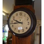 Smiths bakelite cased electric wall clock