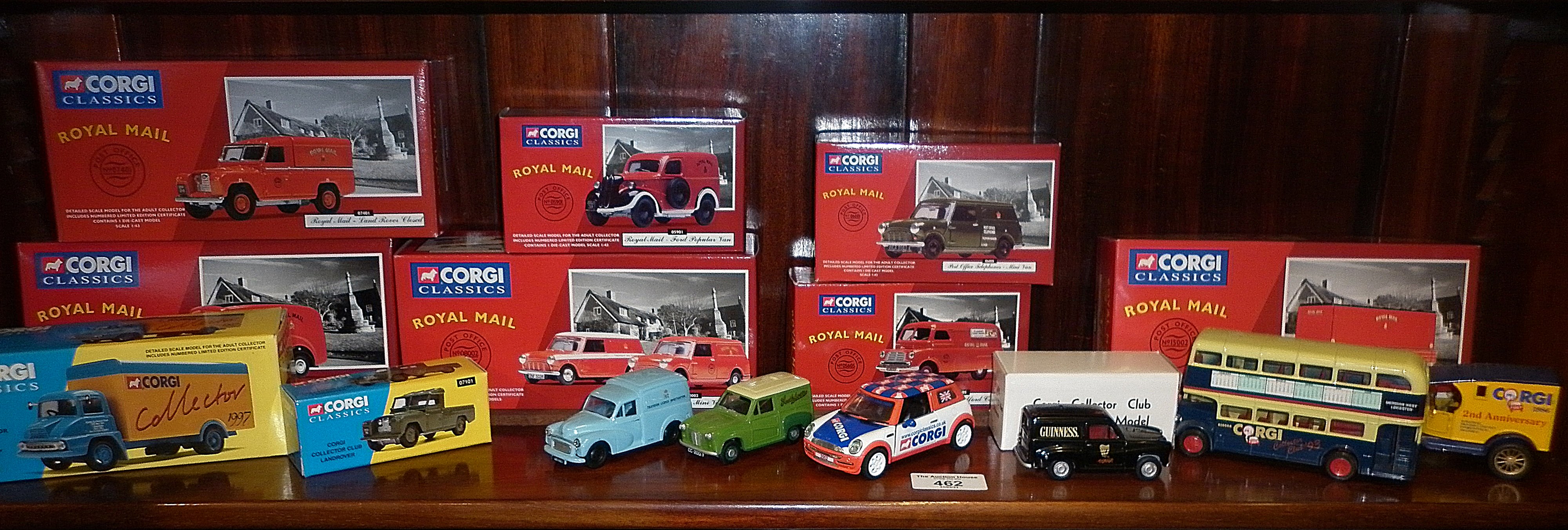 Nine various boxed Corgi Classics, inc. Royal Mail vans, Scammel Scarab and several Collector Club