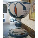 Studio pottery commemorative chalice by Alan Caiger-Smith, commissioned to greet Bishop Richard