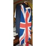 Vintage military uniform: Army blazer with Royal Corps of Signals badge and buttons, regimental ties