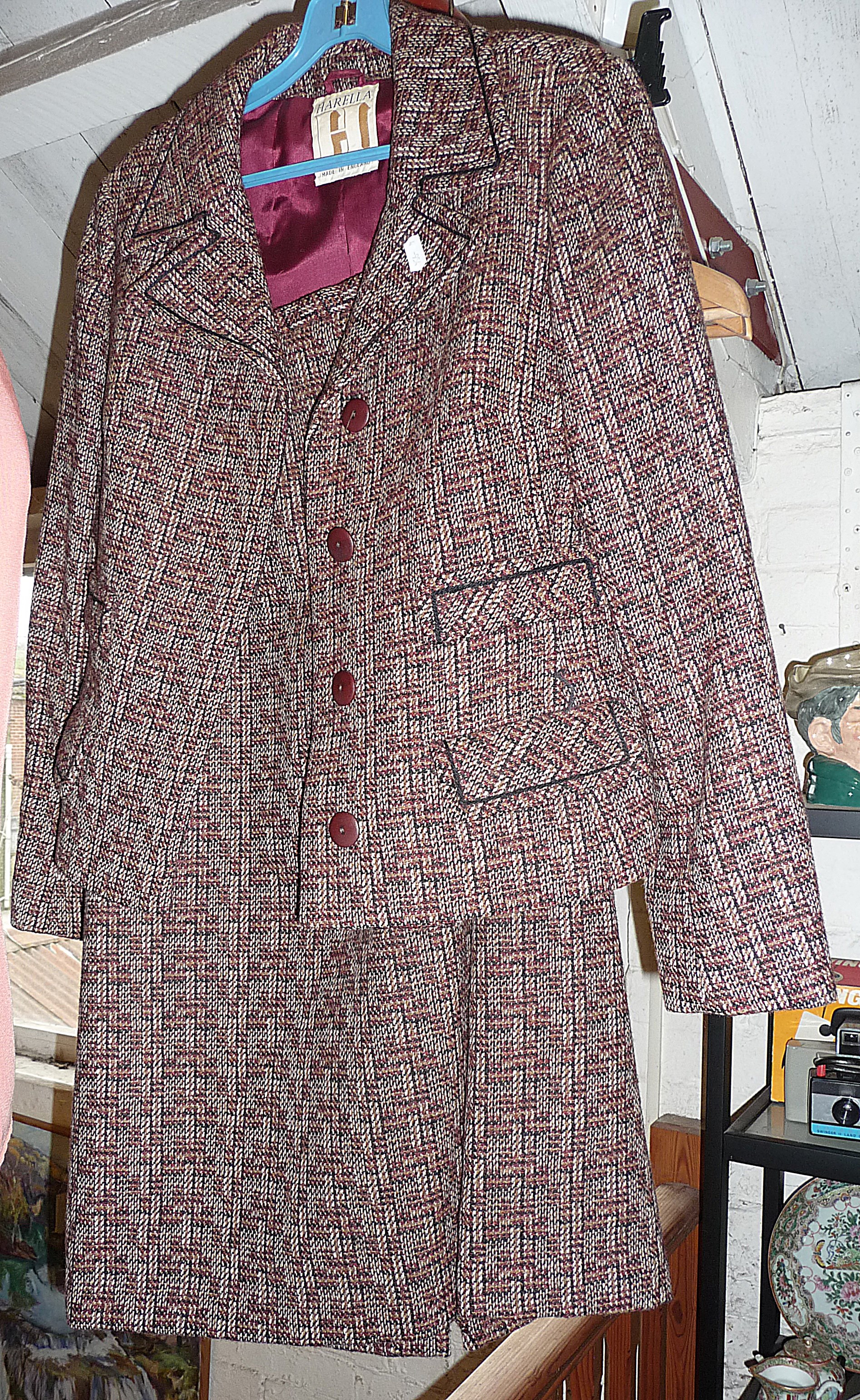Vintage clothing: Ladies suit by Harella, a Burberry raincoat, a Jaeger blazer, Aquascutum overcoat, - Image 3 of 3