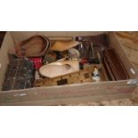 Assorted wooden items, etc.
