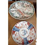 Two Imari plates