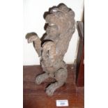 Victorian cast iron lion