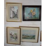 Four various paintings by Irene Willett