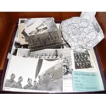 WW2 RAF aerial photos of bombing raids over France (14) 5.5" x 5.5", and others together with some
