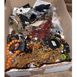 Large quantity of costume jewellery (mainly unused shop stock)