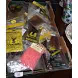 Large collection of assorted fly tying materials, inc. feathers, skins and furs