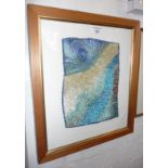 Abstract silkwork picture by Carol Naylor