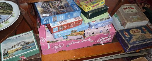 Quantity of jigsaws, inc. Victory and GWR wood puzzles