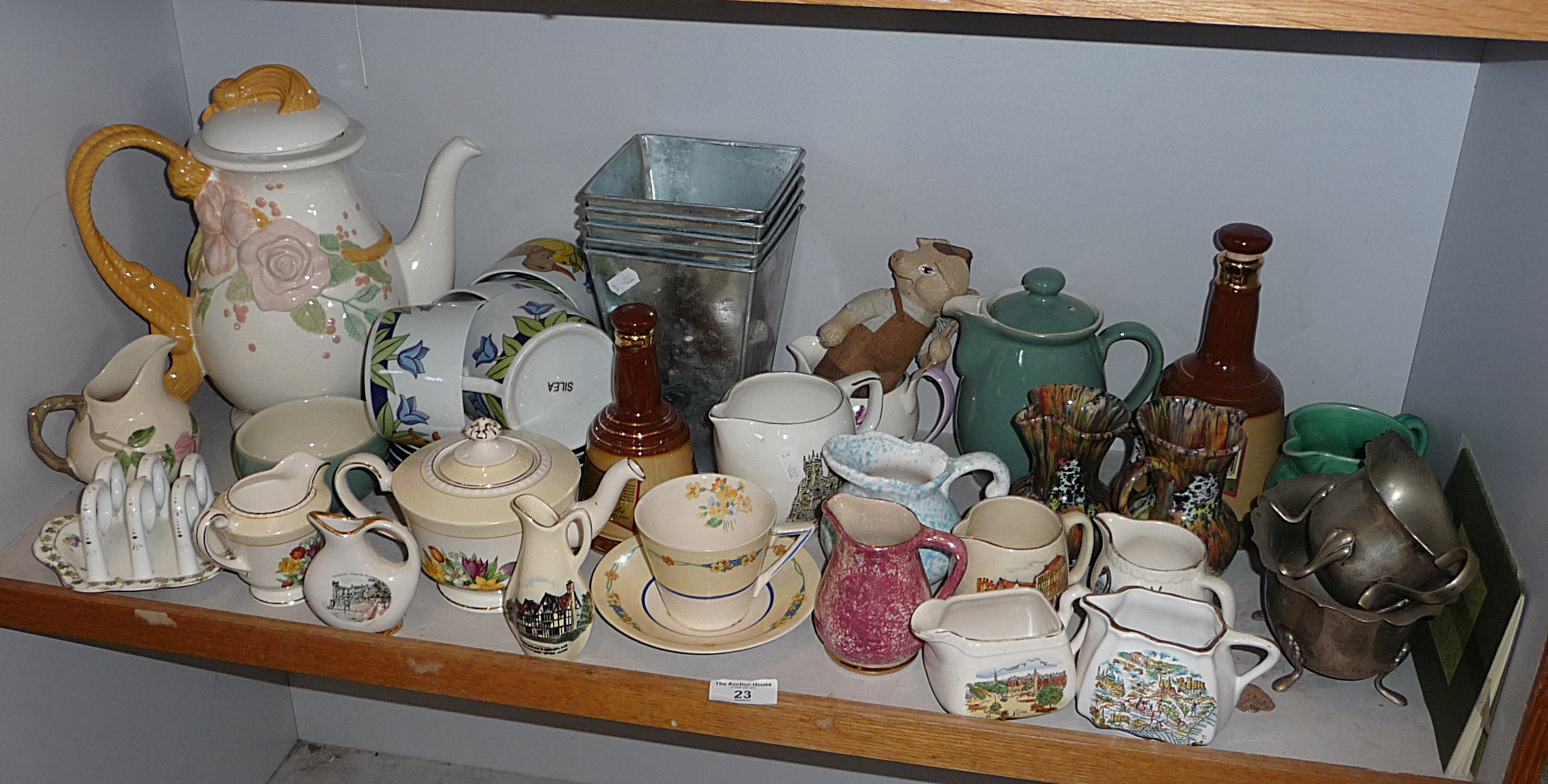 Assorted china (one shelf)