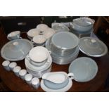 Extensive Royal Doulton "Aegean" 12 piece dinner service, inc. four tureens, etc.