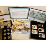 Military coin collections - D-Day 75 operation Overlord, 5 coins, 2021 Guernsey Set 6 woodland
