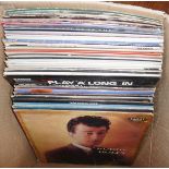 Box of assorted vinyl LP's