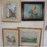 Four various paintings by Irene Willett