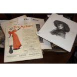 Several Victorian issues of "The Album" - a journal of photographs of men, women and events of the