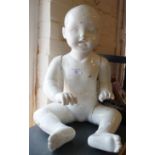 Vintage fibreglass adjustable seated child shop mannequin