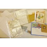 Approx. 80 letter and cards sent from World War II POW camps to Pte. Edmund William Trimmer