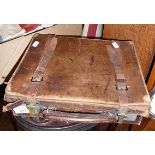 Small leather attache case