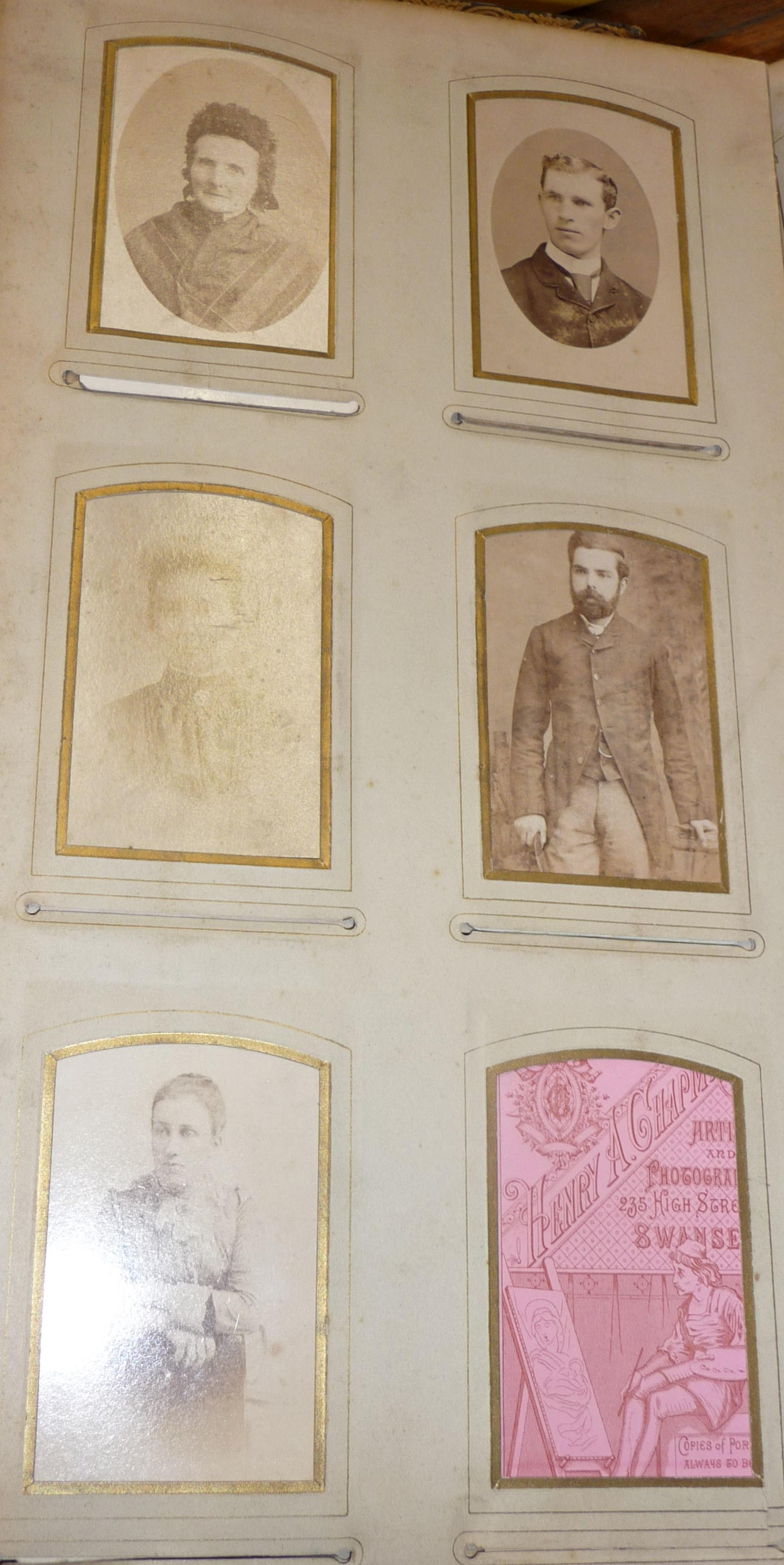 Two Victorian photograph albums containing Cartes des Visites and Cabinet Cards - Image 3 of 3