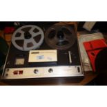 A Sony TC-252D reel to reel tape recorder