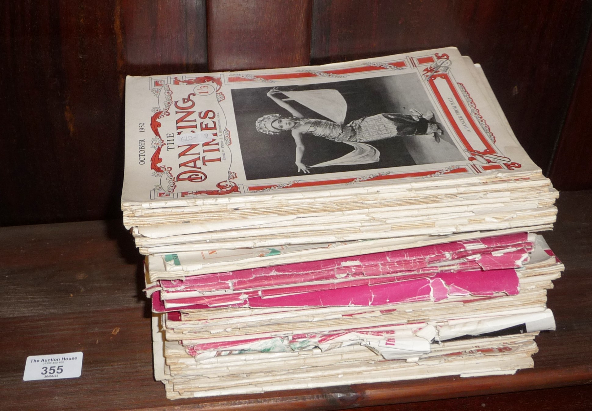 A quantity of "The Dancing Times" magazines, c. 1950s