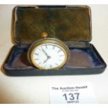 WWI cased travelling pocket watch with Doxa movement as used by a Royal Flying Corps observer