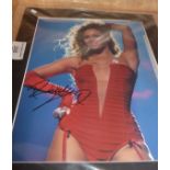 Beyonce signed colour photo of pop star with COA